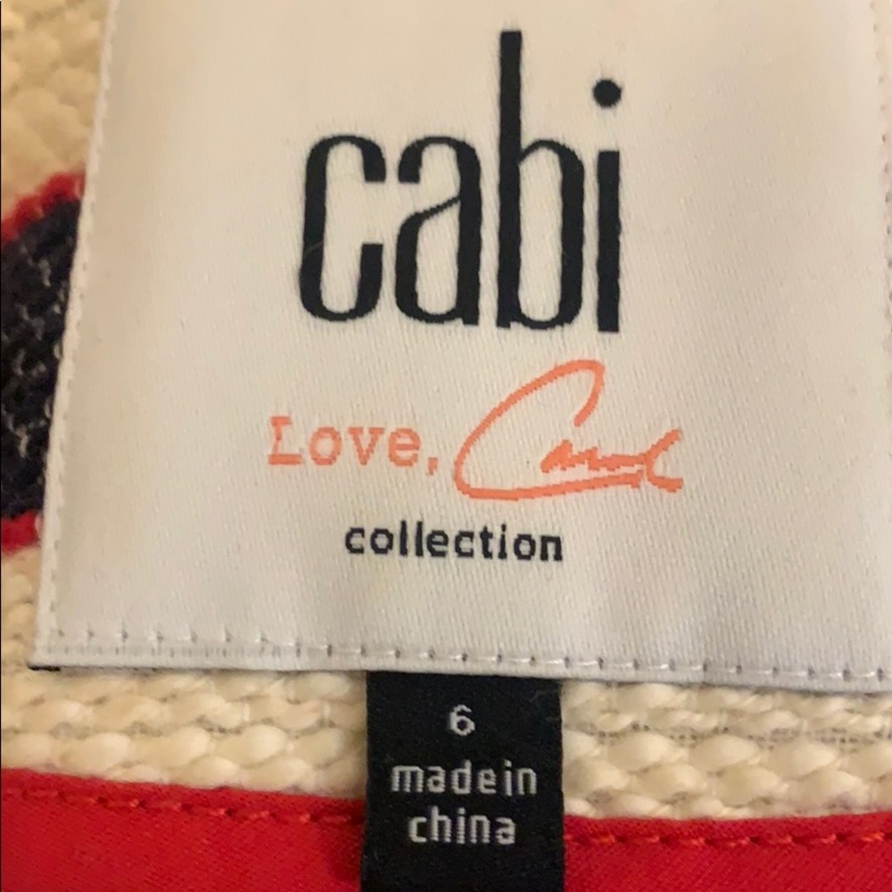 Cabi Double Breasted Stripe jacket, size 6 - Picture 4 of 7